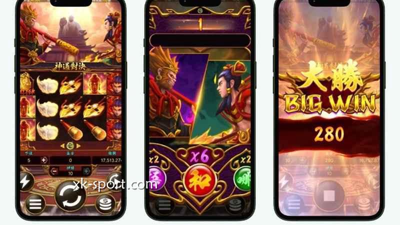 神通对决老虎机游戏画面、比倍玩法及中奖画面｜MK体育