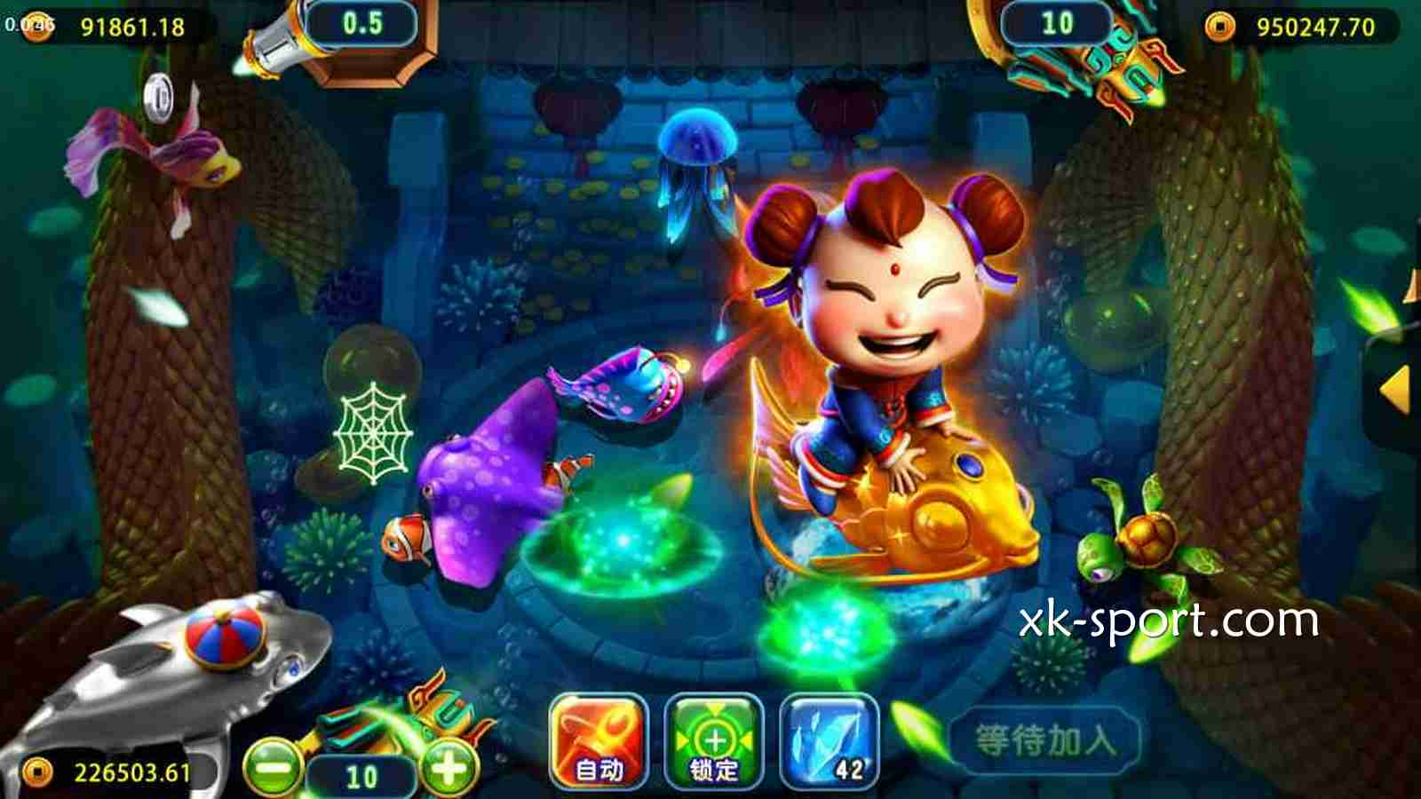 MK捕鱼《福娃捕鱼》全屏扫荡的视觉盛宴