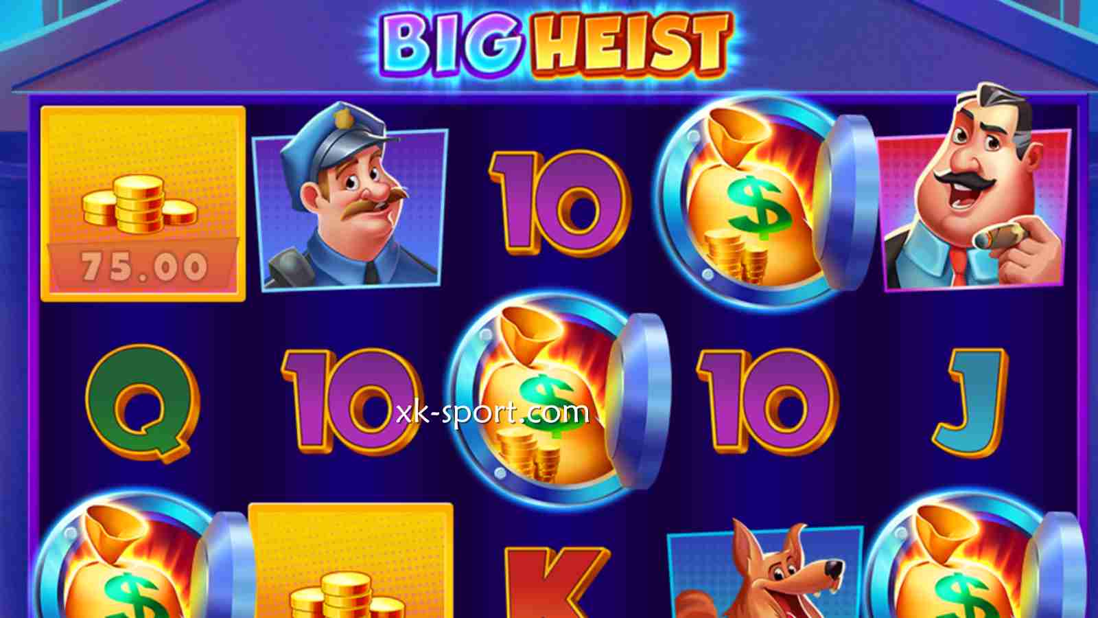 《惊天大盗》老虎机游戏投注界面｜MK体育